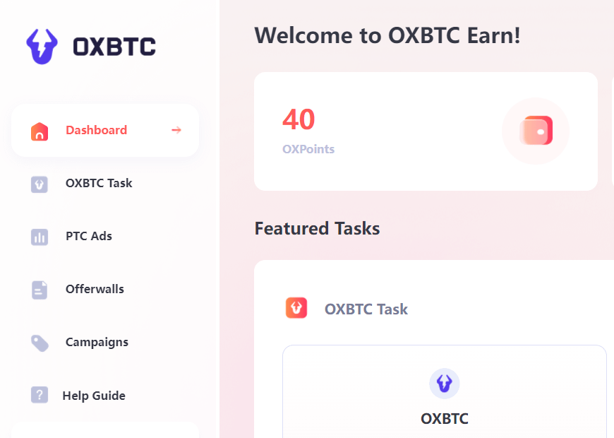 oxbtc earn